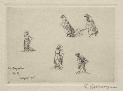 Haymakers, 1916. Creator: Friedrich Kallmorgan (German, 1856-1924).