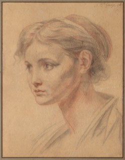 Head of a Girl, 1763. Creator: Jean-Baptiste Greuze (French, 1725-1805).