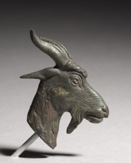 Head of a Goat, 300-100 BC. Creator: Unknown.