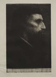 Head of a Man. Creator: Alphonse Legros (French, 1837-1911).