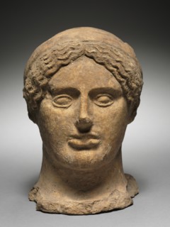 Head of a Woman, 500-475 BC. Creator: Unknown.
