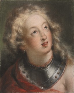 Head of a Woman, first half 18th century. Creator: Rosalba Carriera (Italian, 1675-1757).