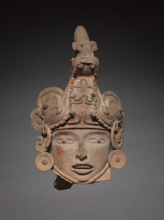 Head with Animal Helmet, c. 600-1000. Creator: Unknown.