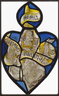 Heart-Shaped Panel: Figure of a Woman with a Banderole (Sibyl ?), c. 1480-1520. Creator: Unknown.