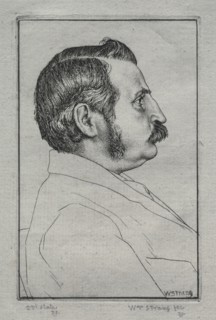 Henry Austin Dobson, No. 2, 1894. Creator: William Strang (British, 1859-1921).