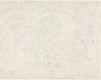Hereford Cathedral, c. 1793. Creator: Joseph Mallord William Turner (British, 1775-1851).
