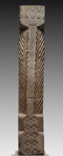 Hollow Tile: Column from Tomb-Chamber Doorway, 2nd Century. Creator: Unknown.