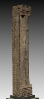 Hollow Tile: Column from Tomb-Chamber Doorway, 2nd Century. Creator: Unknown.