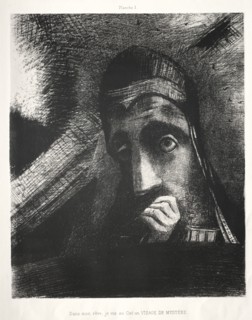 Homage to Goya, 1885. Creator: Odilon Redon (French, 1840-1916); Lemercier & Cie..