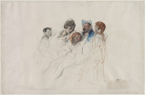 Home on a Furlough, fourth quarter 1800s or first third 1900s. Creator: Jean Louis Forain (French, 1852-1931).