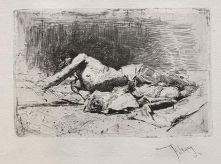 Homme se roulant de terre. Creator: Mariano Fortuny y Carbó (Spanish, 1838-1874).
