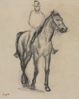 Horse and Rider, c. 1890. Creator: Edgar Degas (French, 1834-1917).