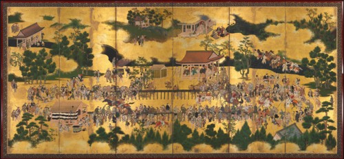 Horse Race at the Kamo Shrine, 1615-50. Creator: Tosa School (Japanese).
