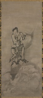 Hotei with Daoist Immortals, late 1600s-early 1700s. Creator: Ky?seki Tomonobu (Japanese, 1653-1721).