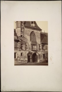 Hotel Jacques Coeur at Bourges, c. 1865. Creator: Constant Alexandre Famin (French, 1827-1888).