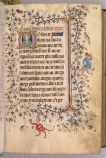 Hours of Charles the Noble, King of Navarre (1361-1425): fol. 13r, Text, c. 1405. Creator: Master of the Brussels Initials and Associates (French).