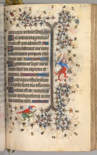 Hours of Charles the Noble, King of Navarre (1361-1425): fol. 181r, Text, c. 1405. Creator: Master of the Brussels Initials and Associates (French).