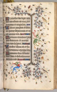 Hours of Charles the Noble, King of Navarre (1361-1425): fol. 190r, Text, c. 1405. Creator: Master of the Brussels Initials and Associates (French).