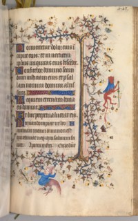 Hours of Charles the Noble, King of Navarre (1361-1425): fol. 216r, Text, c. 1405. Creator: Master of the Brussels Initials and Associates (French).