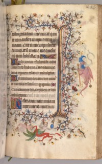 Hours of Charles the Noble, King of Navarre (1361-1425): fol. 217r, Text, c. 1405. Creator: Master of the Brussels Initials and Associates (French).