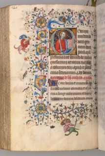 Hours of Charles the Noble, King of Navarre (1361-1425): fol. 264v, St. Paul, c. 1405. Creator: Master of the Brussels Initials and Associates (French).