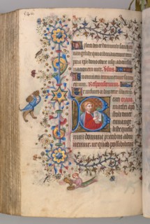 Hours of Charles the Noble, King of Navarre (1361-1425): fol. 267v, Text, c. 1405. Creator: Master of the Brussels Initials and Associates (French).