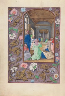 Hours of Queen Isabella the Catholic, Queen of Spain: Fol. 31v, Pentecost, c. 1500. Creator: Master of the First Prayerbook of Maximillian (Flemish, c. 1444-1519); Associates, and.