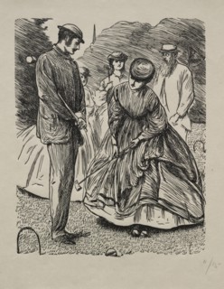 How Not to Play the Game, 1865. Creator: George Louis Palmella Busson Du Maurier (British, 1834-1896).