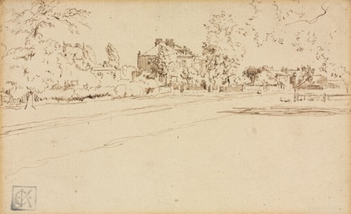 House in Hammersmith. Creator: Charles Samuel Keene (British, 1823-1891).