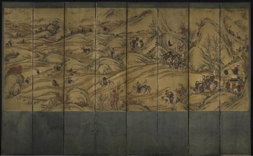 Hunting Scene, 1800s. Creator: Unknown.