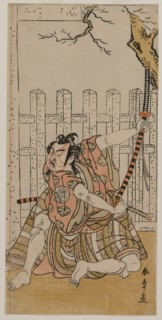 Ichimura Uzaemon IX as Umeomaru, mid 1770s. Creator: Katsukawa Shunsho (Japanese, 1726-1792).