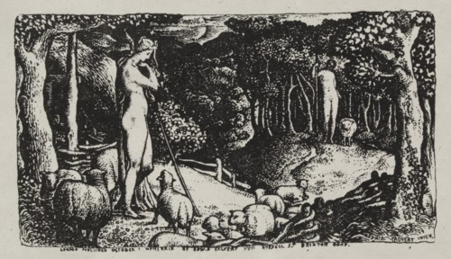 Ideal Pastoral Life, 1829. Creator: Edward Calvert (British, 1799-1883).