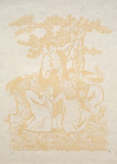 Illustration 25: La Ronde, 1893. Creator: Lucien Pissarro (British, 1863-1944).