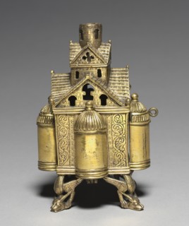 Incense Burner and Stand for an Altar Cross, 1150-1175. Creator: Unknown.