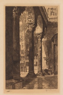 Interior of St. Mark's, Venice. Creator: Otto H. Bacher (American, 1856-1909).