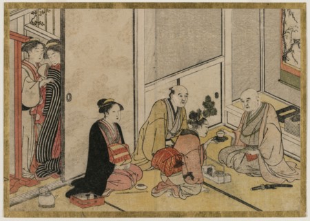Interior Scene. Creator: Katsukawa Shunsho (Japanese, 1726-1792).