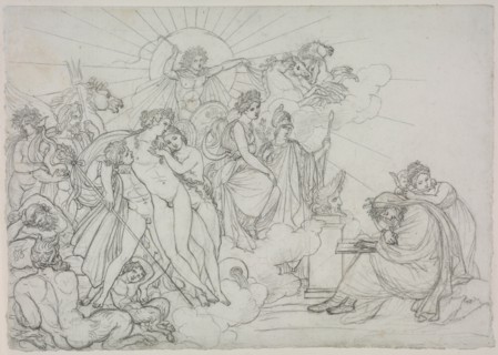 Invocation to the Divinities who preside over Agriculture from Virgil's "Georgics", after 1798. Creator: Anne-Louis Girodet de Roucy-Trioson (French, 1767-1824).