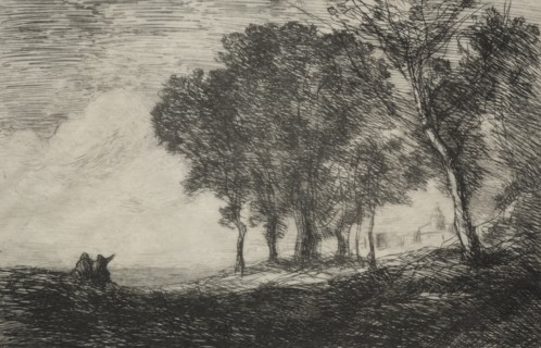 Italian Landscape, c. 1865. Creator: Jean Baptiste Camille Corot (French, 1796-1875).