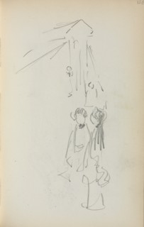 Italian Sketchbook: Figures (page 128), 1898-1899. Creator: Maurice Prendergast (American, 1858-1924).