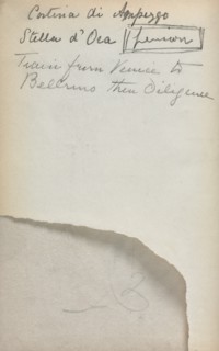 Italian Sketchbook: Notes (page 3), 1898-1899. Creator: Maurice Prendergast (American, 1858-1924).