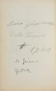 Italian Sketchbook: Notes (page 62), 1898-1899. Creator: Maurice Prendergast (American, 1858-1924).