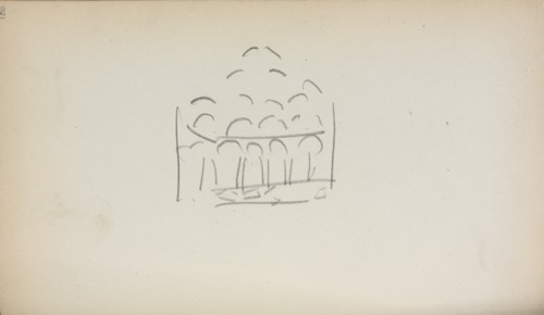 Italian Sketchbook: San Marco (page 186), 1898-1899. Creator: Maurice Prendergast (American, 1858-1924).