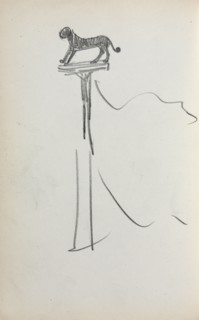Italian Sketchbook: San Marco Lion (?) (page 39), 1898-1899. Creator: Maurice Prendergast (American, 1858-1924).
