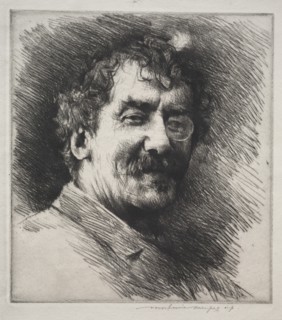 James MacNeill Whistler. Creator: Mortimer Menpes (British, 1860-1938).