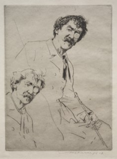 James MacNeill Whistler. Creator: Mortimer Menpes (British, 1860-1938).