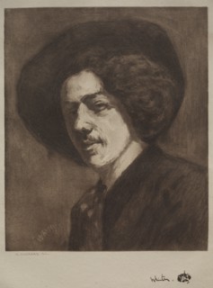 James McNeil Whistler. Creator: Henri Charles Guérard (French, 1846-1897).