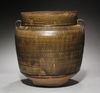 Jar: Brown ware, 9th-10th Century. Creator: Unknown.