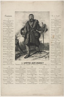 Jean Journet Departing for the Conquest of Universal Harmony, 1850. Creator: Gustave Courbet (French, 1819-1877).