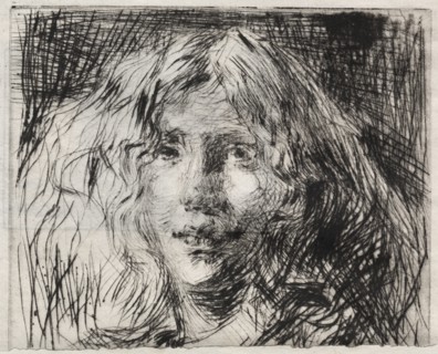 Joanna Hefferman, "La Belle Irlandaise", 1866. Creator: James McNeill Whistler (American, 1834-1903).