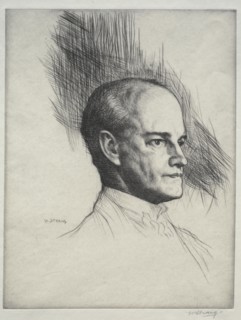 John Galsworthy, 1920. Creator: William Strang (British, 1859-1921).